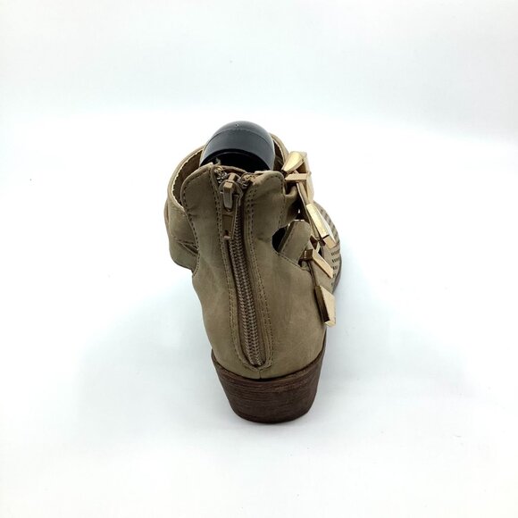 Forever 21 Perforated Cut Out Strappy Ankle Boots - Picture 4 of 8